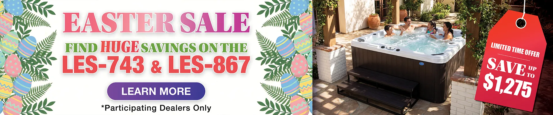 Calspas hot tub being used in a family setting - Gary